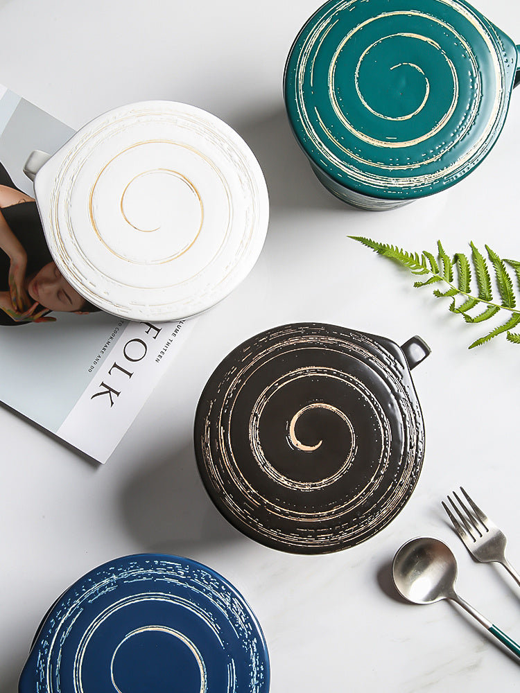 Restaurant Lnstant Noodle Cup Breakfast Cup With Lid