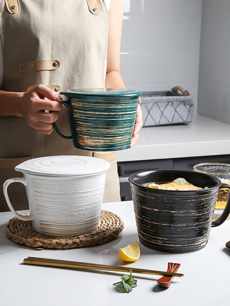 Restaurant Lnstant Noodle Cup Breakfast Cup With Lid