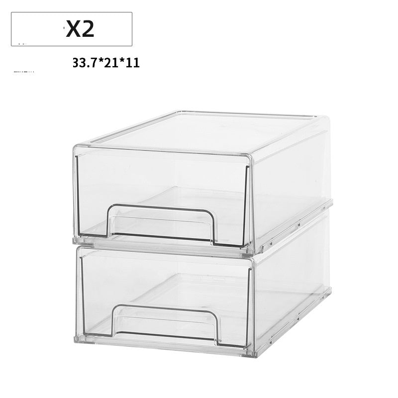 Refrigerator Fresh-keeping Freezer Storage Box Drawer Kitchen Storage Food Food Arrangement Storage Artifact Egg Box