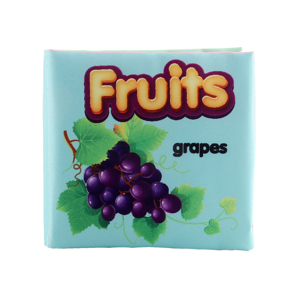 كتب قماشية ناعمة للأطفال الرضع، كتب صوتية، ألعاب تعليمية مبكرة للأطفال من عمر 0 ​​إلى 12 شهرًا