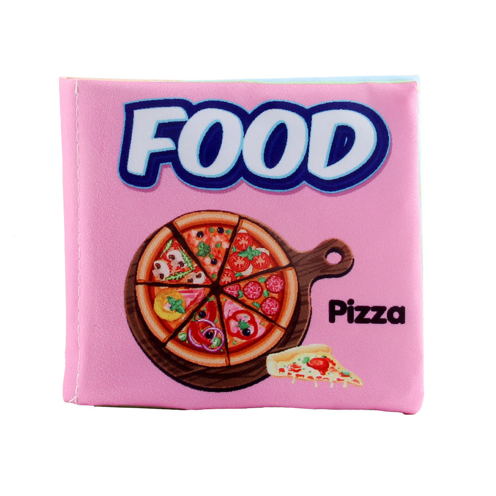 كتب قماشية ناعمة للأطفال الرضع، كتب صوتية، ألعاب تعليمية مبكرة للأطفال من عمر 0 ​​إلى 12 شهرًا