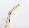 Heat-Resistant Xingke Glass Straws Creative Color High Borosilicate Drop Resistant And Durable Art Straws Juice Milk Tea Milk Bar
