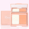 Two-Tone Delicate Natural Blush Highlighter Powder Repairing Palette