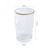 Glass Water Cup Bohemia Phnom Penh Sun Cup Embossed Cup
