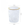 Glass Water Cup Bohemia Phnom Penh Sun Cup Embossed Cup