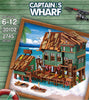 Blocks Bricks Old Fishing House Series Captain's Wharf Toys For Kids Christmas Gifts