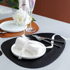 European-style Thermal Insulation Placemats Cobblestone Type Oil-proof Placemats Irregular Waterproof And Oil-proof Placemats