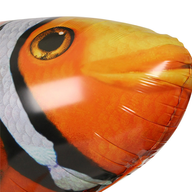 Infrared Remote Control Air Flying Fish Electric Air Suspension Shark Clown Fish, Helium Balloon Inflatable Toy