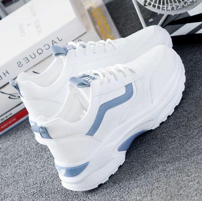 Women's Flat Casual White Shoes Sneakers