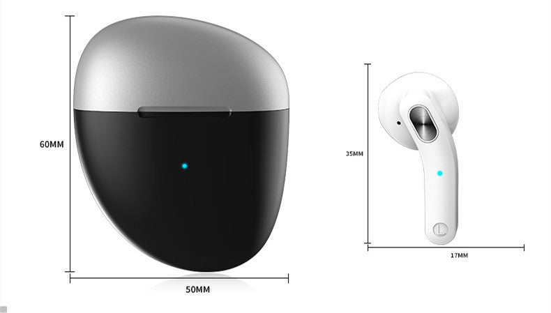 Compatible with Apple , Bluetooth Headset 5.0 Is SuitableFor Apple Wireless Tws Headset Pebble Bluetooth Headset