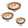 Autumn Rattan Woven Storage Upgraded Version Of Snacks, Fruit Baking Furniture Accessories