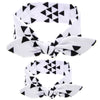 New Printed Children Diy Rabbit Ear Headband Parent-Child Suit