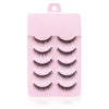 Natural Short Cross False Eyelashes Handmade Fake Eye Lashes Makeup USA