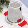 Stainless Steel Tea Filter Tea Drainer With Silicone Anti-Scalding Handle