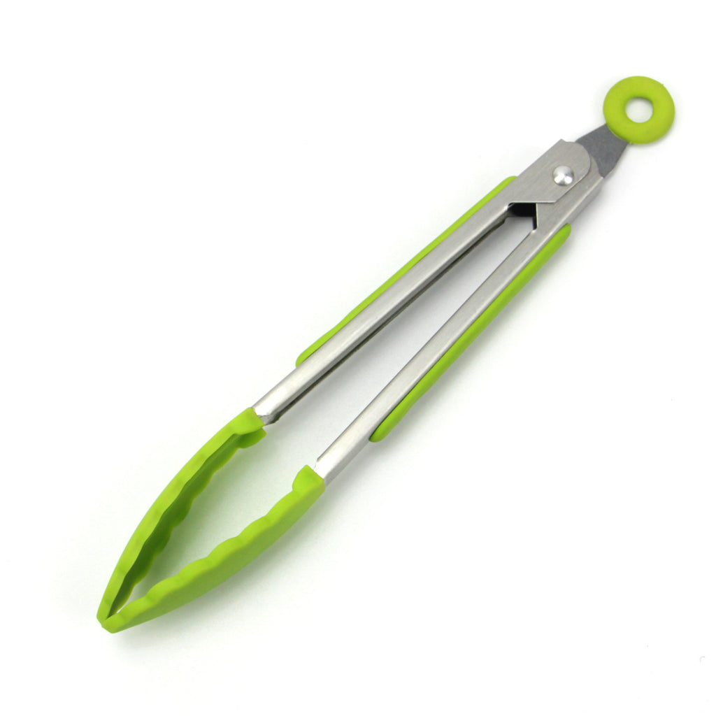 Food Clip 7 Inch Mini Silicone High Temperature And Anti-Scald Children Clip Stainless Steel Barbecue Clip Cake Clip