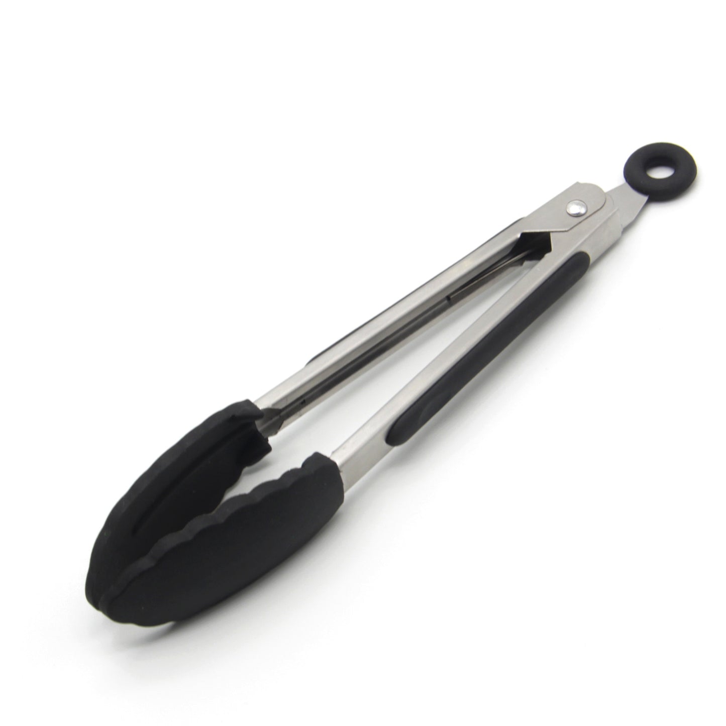 Food Clip 7 Inch Mini Silicone High Temperature And Anti-Scald Children Clip Stainless Steel Barbecue Clip Cake Clip