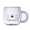 Double-layer Juice Glass Heat-resistant Double-layer Cup Coffee Cup Love Gift Bear Cup