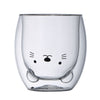 Double-layer Juice Glass Heat-resistant Double-layer Cup Coffee Cup Love Gift Bear Cup