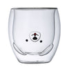 Double-layer Juice Glass Heat-resistant Double-layer Cup Coffee Cup Love Gift Bear Cup