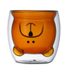 Double-layer Juice Glass Heat-resistant Double-layer Cup Coffee Cup Love Gift Bear Cup