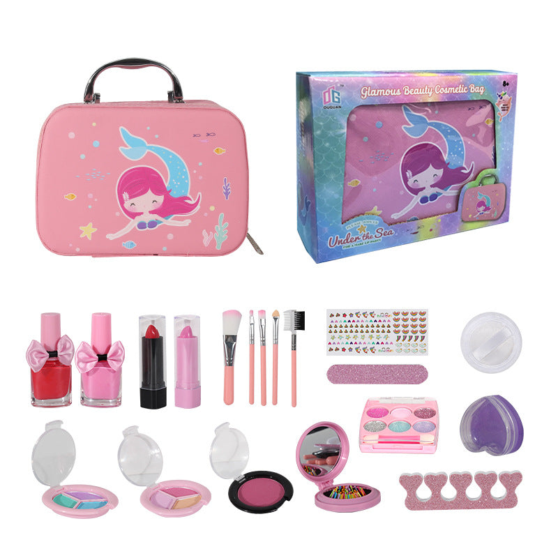 Children's Cosmetics Set Princess MMakeup Box Lipstick Little Girl Girl Toy