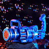 Gatling Bubble Gun Machine Children'S Automatic Electric Bubble Machine Porous Light Music