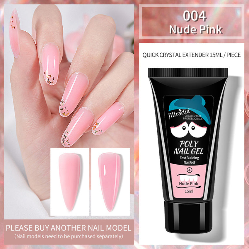 جل تمديد الأظافر الكريستالي، جل العلاج الضوئي للأظافر، جل النمذجة