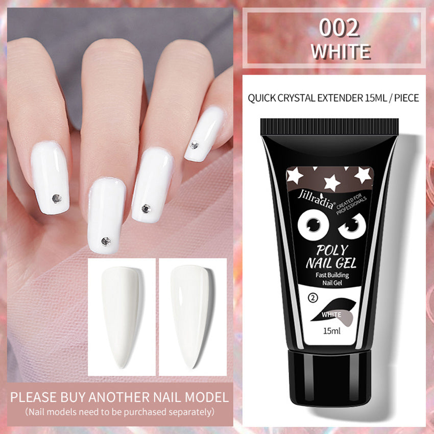 جل تمديد الأظافر الكريستالي، جل العلاج الضوئي للأظافر، جل النمذجة