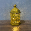 Home Decor Metal Lantern Eid Mubarak Night Led Ramadan Decoration Muslim Party Supplies Gift