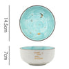 Round Photo Home Net Red Bowl With Vegetable Bowl Blue Steamed Egg Bowl