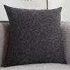 Plain Cotton Linen Sofa Cushion Thickened Square Pillow