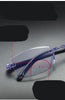 The New Frameless Diamond Cut Edge Reading Glasses Fashion Anti-blue Light