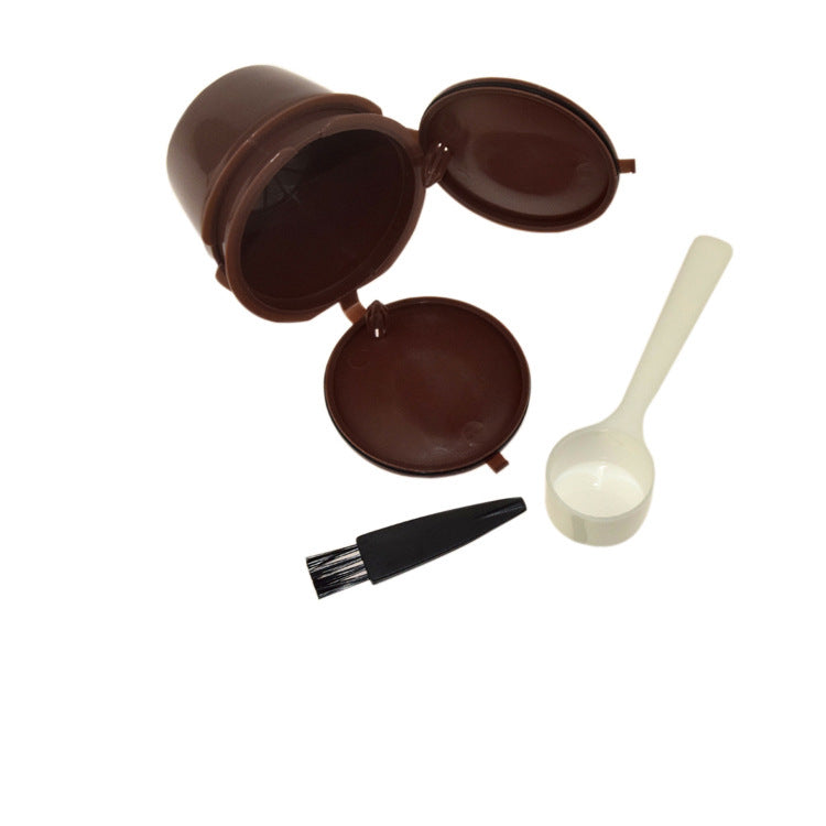 The Coffee Filter Capsule Shell Is Repeatedly Filtered With Plastic