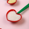 5 sets of heart-shaped measuring spoons, teaspoons, kitchen, flour, sugar, condiments, baking tools, wedding supplies