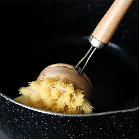 Brush Pot Brush Nan Bamboo And Beech Wood Cleaning Brush Can Be Freely Matched With