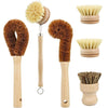 Brush Pot Brush Nan Bamboo And Beech Wood Cleaning Brush Can Be Freely Matched With