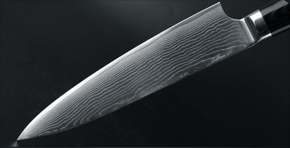 8 Inch Quicksand Pattern Chef's Knife 67 Layers Vg10 Stainless Steel Knife