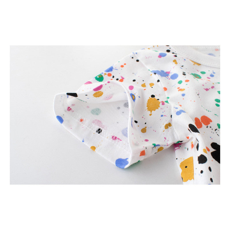 Baby Short-sleeved Children's Cotton T-shirt Boys Undershirt