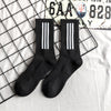 Towel Bottom High Tube Cotton Socks Black And White Basketball Socks Tide Socks