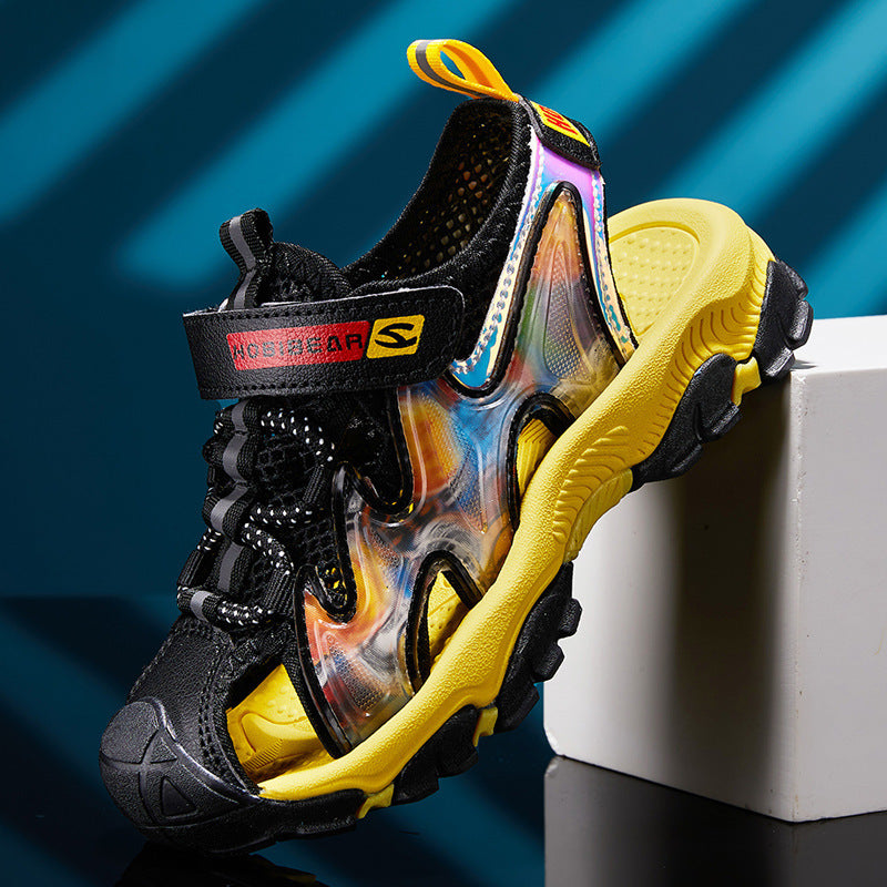 أحذية حيوية وجيدة التهوية في باوتو، أحذية شاطئية للأطفال الكبار والفتيات