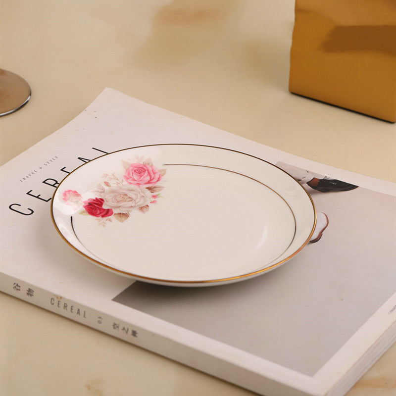 Ceramic Pelvis Plate Japanese 6-inch Plate