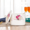 Imperial Casserole With Cover European Style Chinese Tableware For Household Use