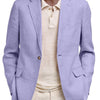 Men's Long-Sleeve Business-Casual Suit With Lapel And Mock Pockets