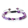 Colorful Agate Stone Beaded High-grade Bohemian Adjustable Bracelet