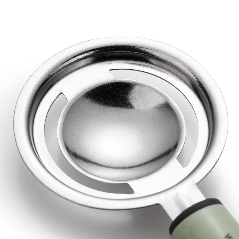 Household stainless steel egg white yolk separator