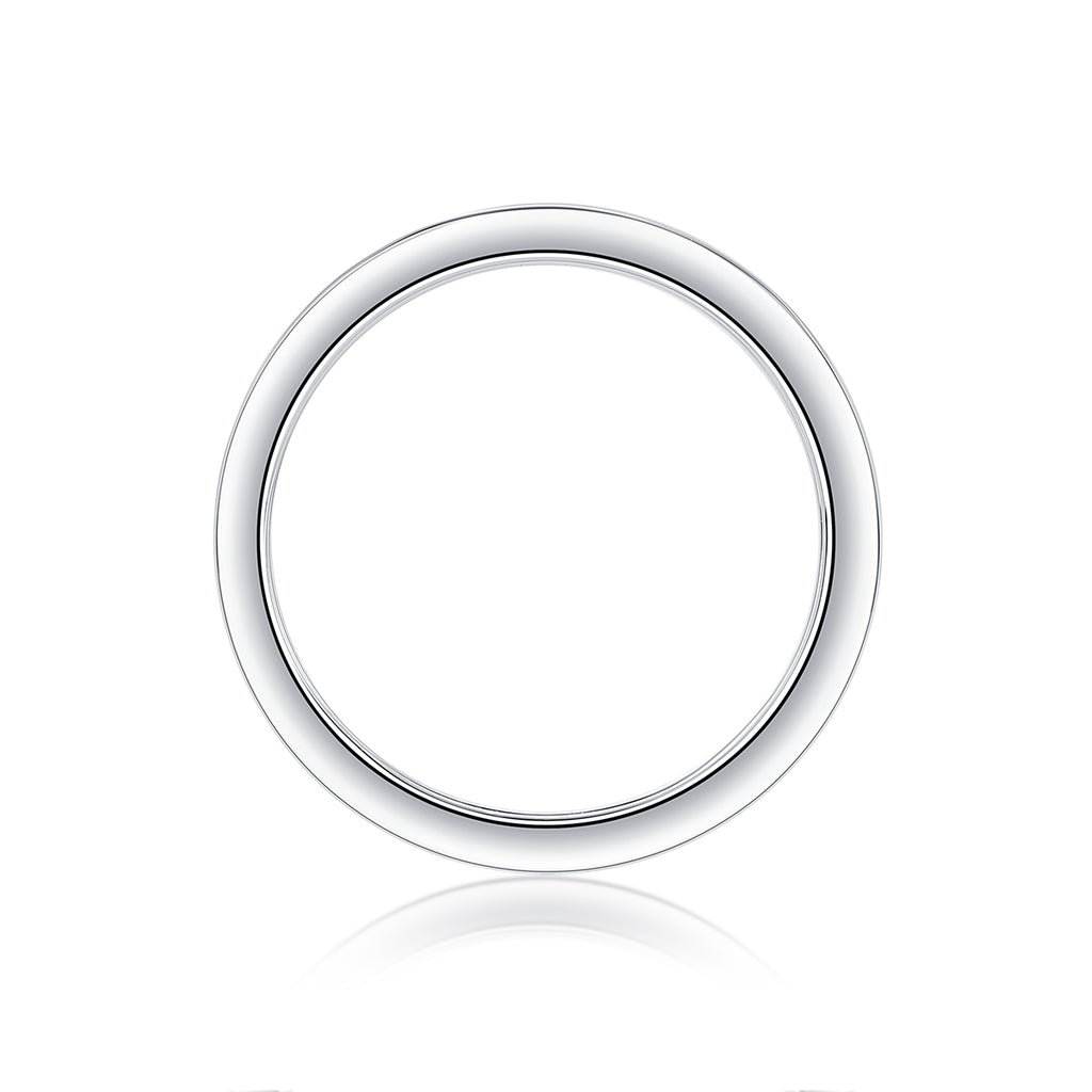 Star River - Set With Top-quality Moissanite S925 Silver And Gold-plated Diamond Wedding Ring. The Ring Can Be Inspected With A Diamond Pen