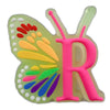 Letter Luminous Butterfly Shoe Ornament Shoe Buckle