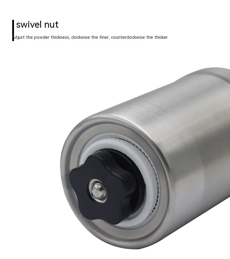 Coffee Machine Hand-cranked Household Coffee Bean Grinder Stainless Steel Small Manual Pulverizer