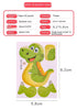 Cartoon Dinosaur 3D Puzzle Model Children DIY Handmade