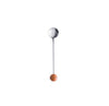 Spherical spoon stainless steel coffee spoon creative golden spoon dessert spoon mixing spoon small round spoon card milk small spoon
